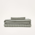 Bamboo Sheet Set – Olive Stripe