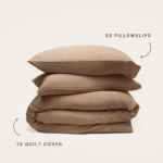 Bamboo Quilt Cover – Mocha