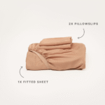 Bamboo Fitted Sheet & Pillowslips – Tuscany