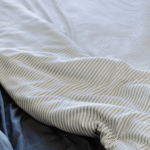 Bamboo Quilt Cover – Fog Stripe
