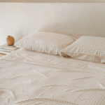 Bamboo Sheet Set – Oat Gingham