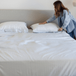 Bamboo Sheet Set – Fog Stripe