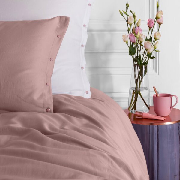Square Pillowcase  Quartz Blush