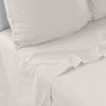 Organic Cotton Flat Sheet - Vanilla