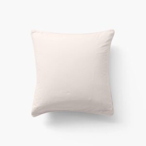 Organic Cotton Square Pillowcase Vanilla