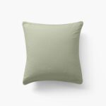 Organic Cotton Square Pillowcase Sage