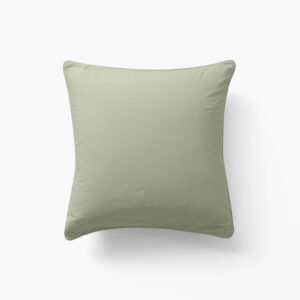 Organic Cotton Square Pillowcase Sage