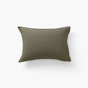 Songe Rectangular Linen and Cotton Pillowcase - Bocage