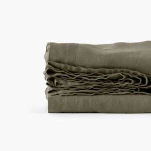 Songe Washed Linen Flat Sheet - Bocage