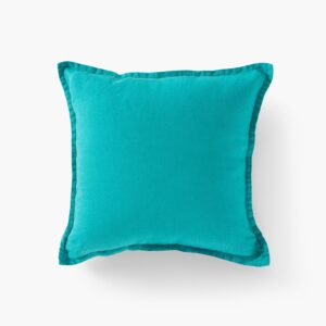 Songe Mint Washed Linen Cushion Cover