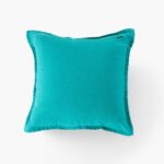 Songe Mint Washed Linen Cushion Cover