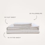 Bamboo Sheet Set – Mocha Stripe