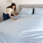 Bamboo Sheet Set – Sky Gingham