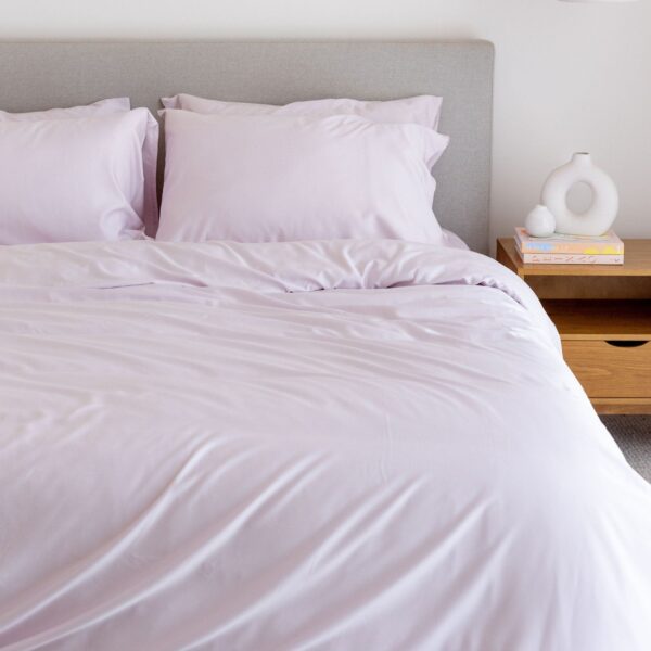 Bamboo Quilt Cover – Lilac