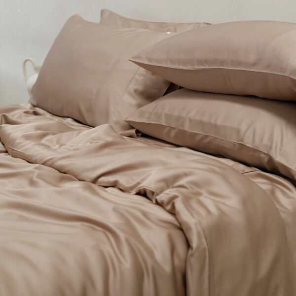 Bamboo Quilt Cover – Mocha