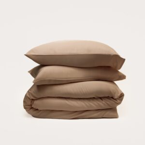 Bamboo Quilt Cover – Mocha