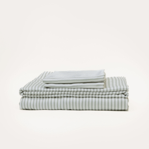 Bamboo Sheet Set – Fog Stripe