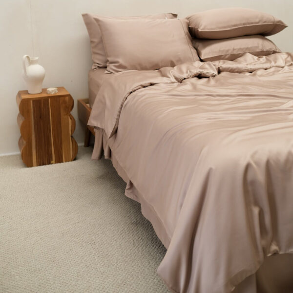 Bamboo Quilt Cover – Mocha