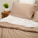 Bamboo Quilt Cover – Mocha