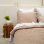 Bamboo Quilt Cover – Mocha