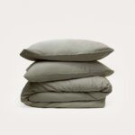 Bamboo Quilt Cover – Olive