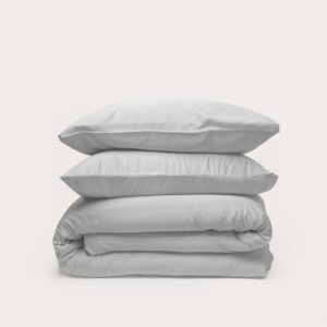 Bamboo Quilt Cover – Silver