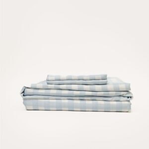 Bamboo Sheet Set – Olive Gingham