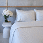 Bamboo Quilt Cover – Fog Stripe