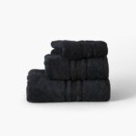 Cotton Towel Set - Black