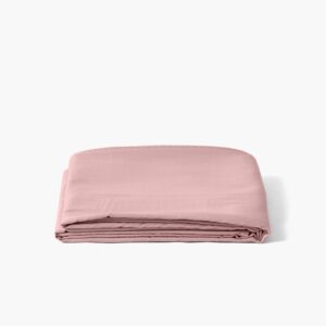 Organic Washed Cotton Flat Sheet - Blush