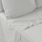 Organic Cotton Flat Sheet - Cloud