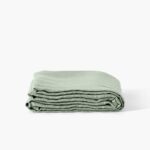 Flatsheet in Washed Linen Songe Eucalyptus