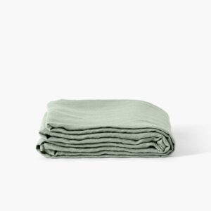Flatsheet in Washed Linen Songe Eucalyptus