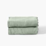 Flatsheet in Washed Linen Songe Eucalyptus