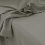Organic Washed Cotton Flat Sheet - Jade