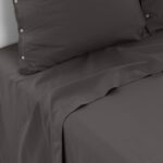 Organic Cotton Flat Sheet - Pebble