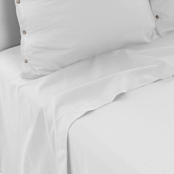 Organic Cotton Flat Sheet - White