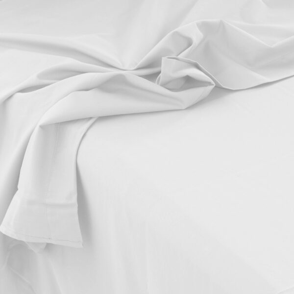 Organic Cotton Flat Sheet - White