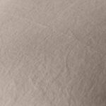 Washed linen cushion cover Songe grège