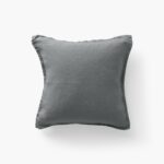 Songe Ash Khaki Washed Linen Cushion Cover