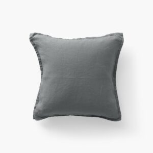 Songe Ash Khaki Washed Linen Cushion Cover