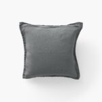 Songe Ash Khaki Washed Linen Cushion Cover