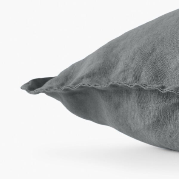 Songe Ash Khaki Washed Linen Cushion Cover