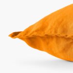 Linen cushion cover Songe curcuma