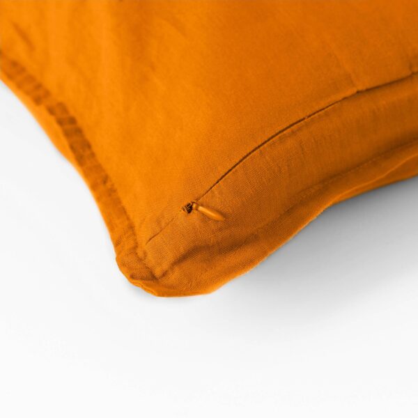 Linen cushion cover Songe curcuma