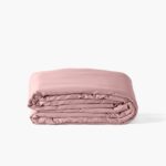 Organic Cotton Sateen Duvet Cover Blush