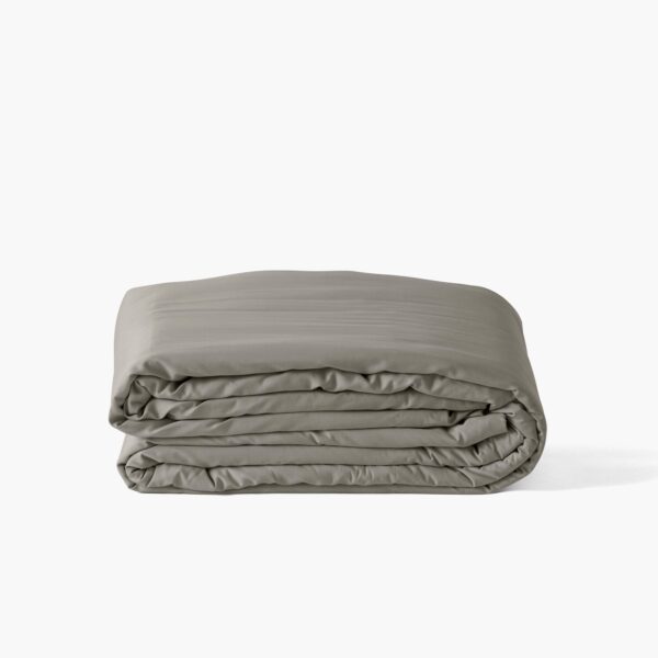 Organic Cotton Sateen Duvet Cover Jade