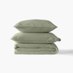Organic Cotton Duvet Cover - Sage