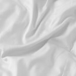 Organic Cotton Sateen Duvet Cover White