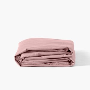 Organic  Cotton Fitted Sheet - Blush